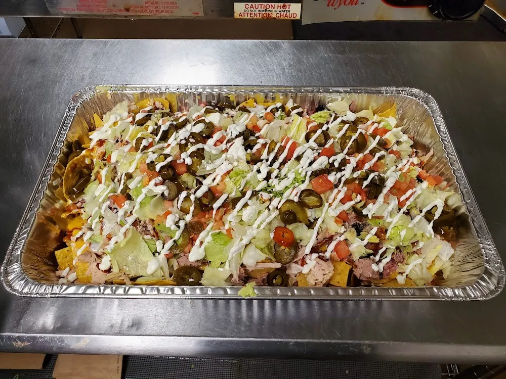 Family Size Pork Nacho